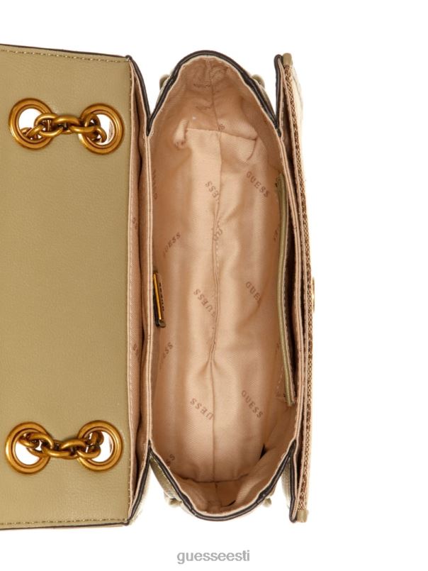 aviana väike kabriolett ristkerega latte/seladon GUESS kotid naised BB4BB2933