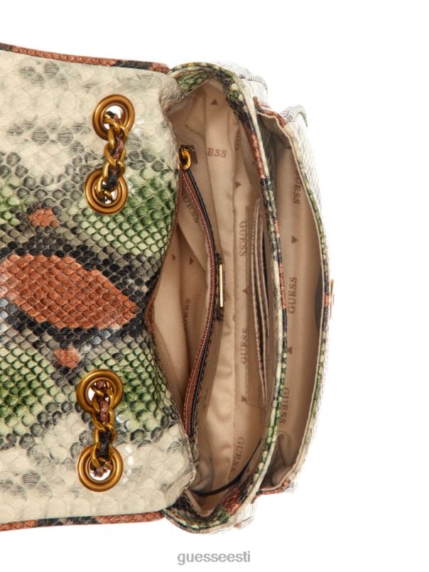 becci mini kabriolettkott salvei multi GUESS kotid naised BB4BB2803