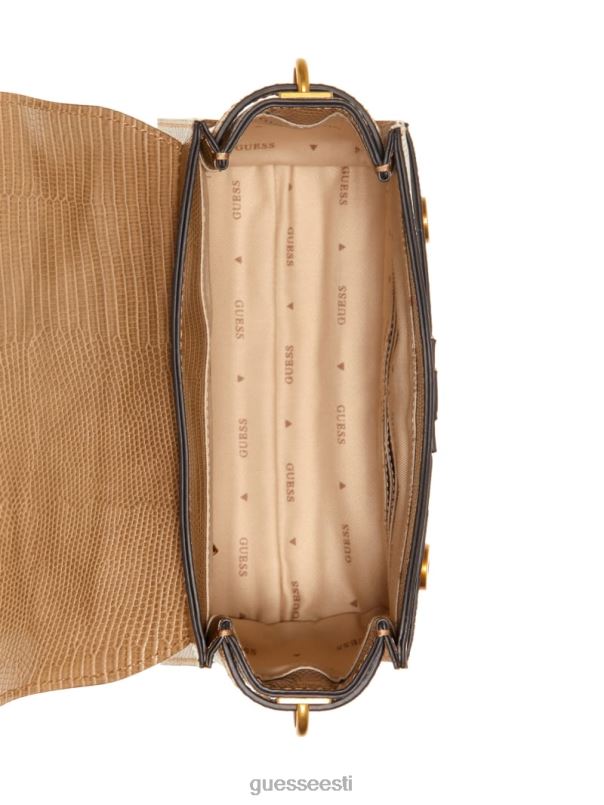 ginevra tekstuuriga ülemise käepideme ristkorpus bleu/drifter pesu GUESS kotid naised BB4BB2829