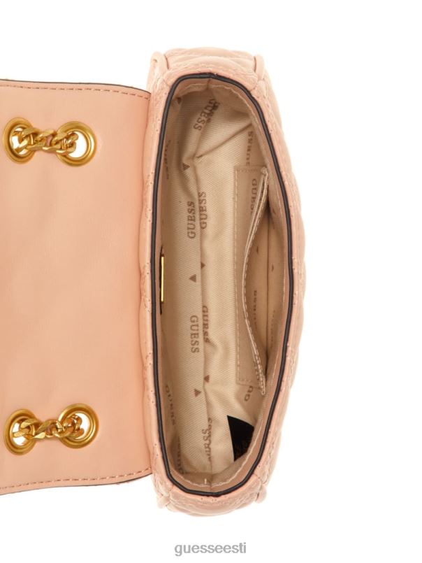giully mini kabriolett ristkerega aprikoosi kreem GUESS kotid naised BB4BB2853