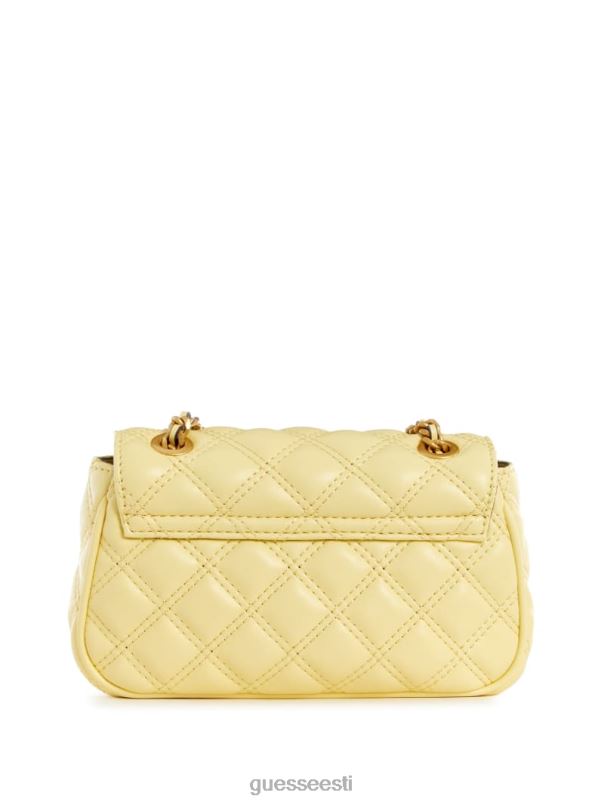 giully mini kabriolett ristkerega kollane GUESS kotid naised BB4BB2767