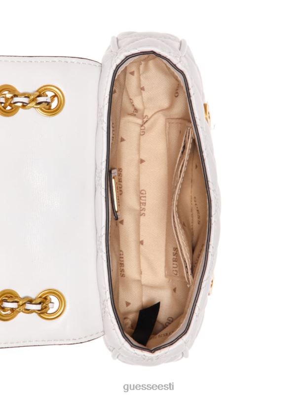 giully mini kabriolett ristkerega valge multi GUESS kotid naised BB4BB2905