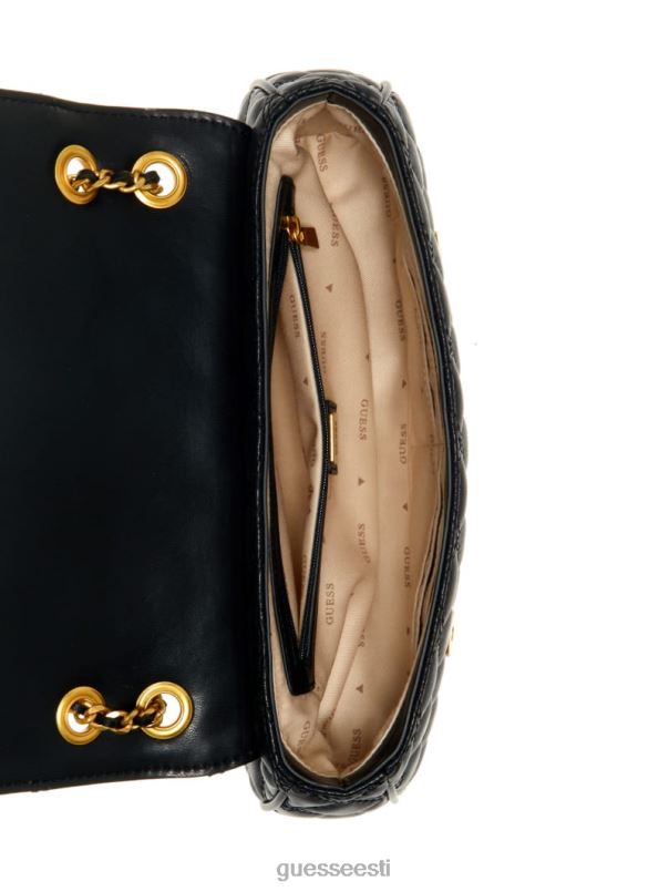 giully tepitud kabriolett ristkorpus must lilletrükk GUESS kotid naised BB4BB2872