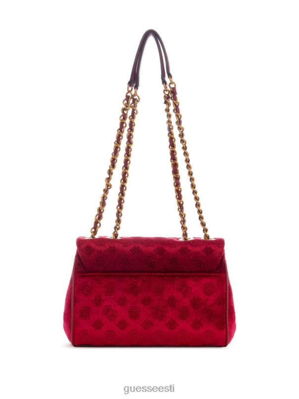 inia sametist kabriolett ristkorpus peedi punane GUESS kotid naised BB4BB2887