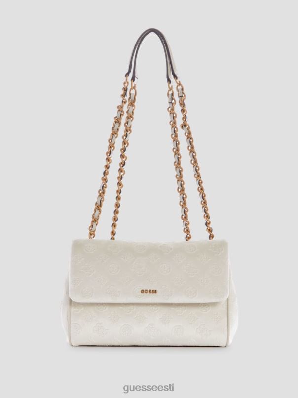 inia sametist kabriolett ristkorpus valge GUESS kotid naised BB4BB2877