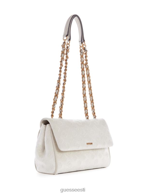 inia sametist kabriolett ristkorpus valge GUESS kotid naised BB4BB2877