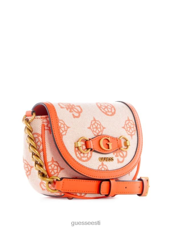 izzy logoga mini crossbody oranž/heleoranž GUESS kotid naised BB4BB3253