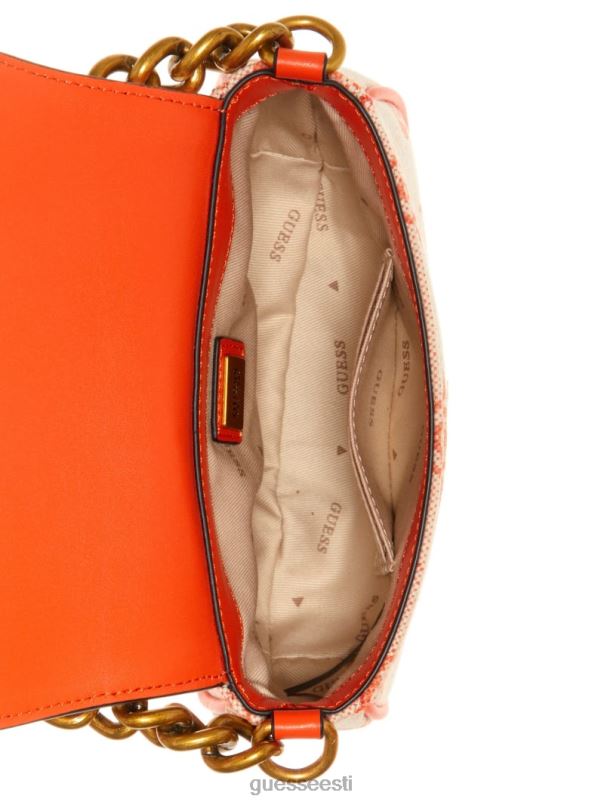 izzy logoga mini crossbody oranž/heleoranž GUESS kotid naised BB4BB3253