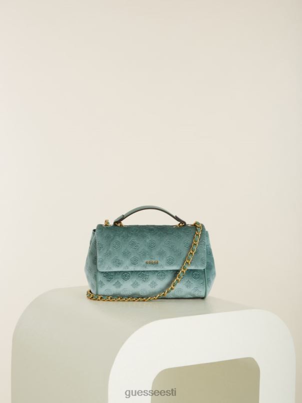 kimi logo kabriolett ristkorpus aqua GUESS kotid naised BB4BB2917