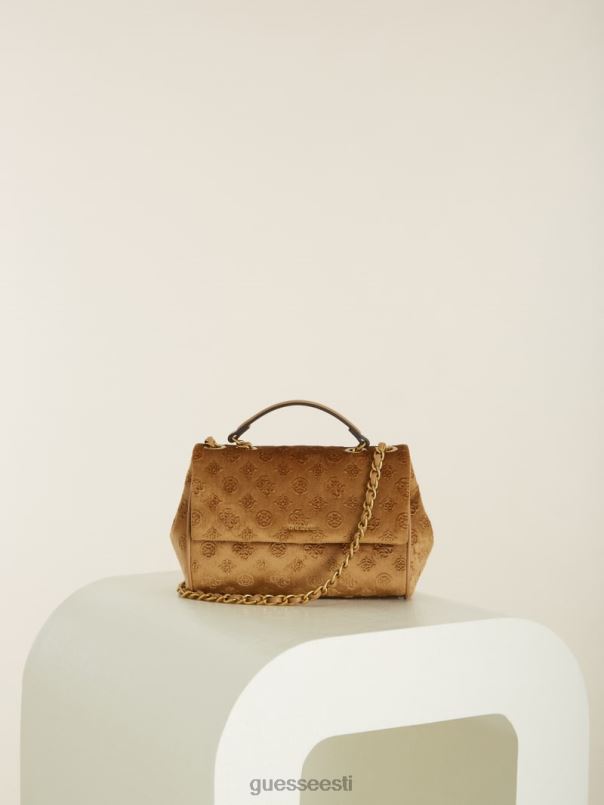 kimi logo kabriolett ristkorpus mokka GUESS kotid naised BB4BB2912