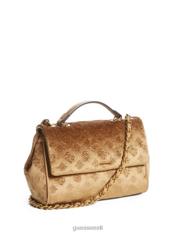 kimi logo kabriolett ristkorpus mokka GUESS kotid naised BB4BB2912