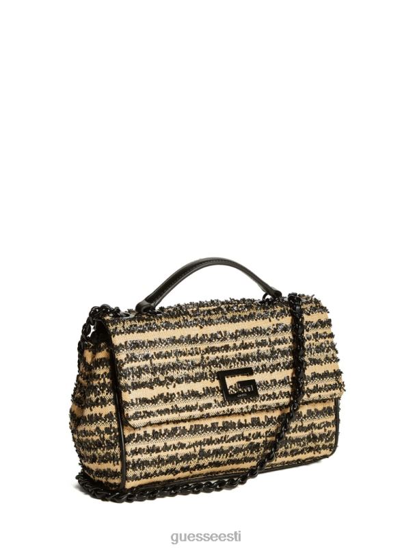 kimi väike kabriolett ristkerega must lilletrükk GUESS kotid naised BB4BB2899