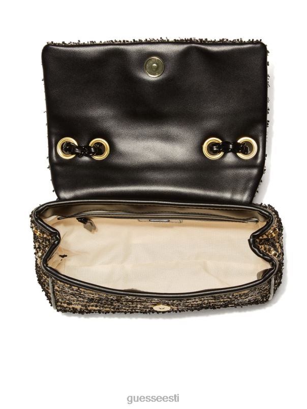 kimi väike kabriolett ristkerega must lilletrükk GUESS kotid naised BB4BB2899