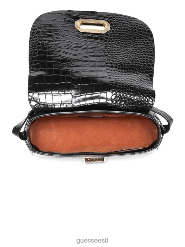 krokodilli sadulakott must GUESS kotid naised BB4BB3324