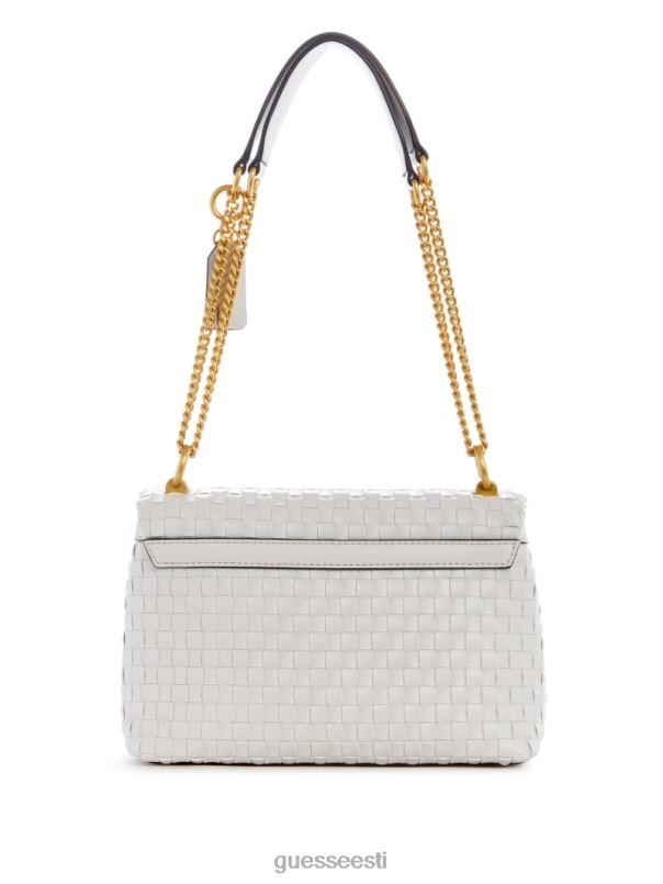 lisbet kootud kabriolett ristkorpus valge GUESS kotid naised BB4BB2808