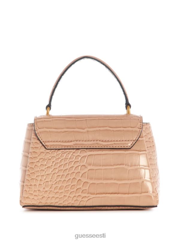 montreal faux-crocodile mini crossbody taupe GUESS kotid naised BB4BB2840
