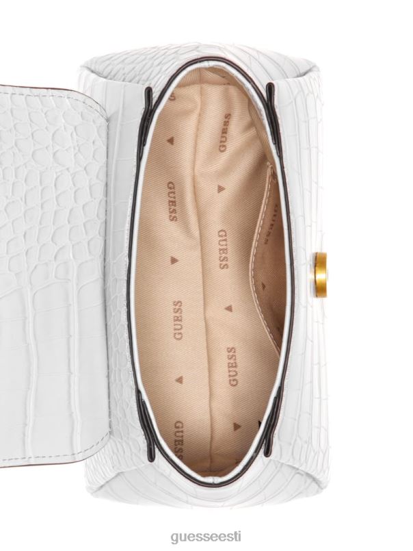 montreal faux-crocodile mini crossbody valge multi GUESS kotid naised BB4BB2869