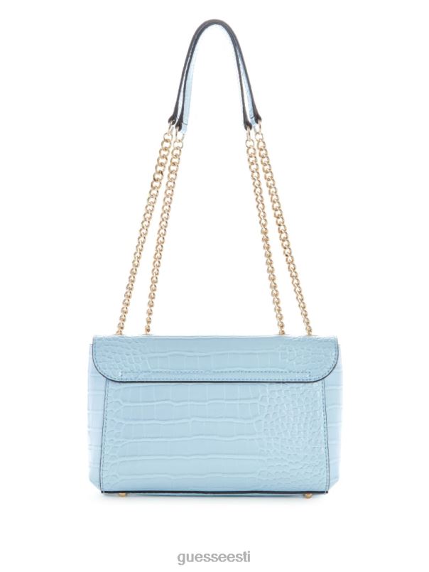 nell croc kabriolett crossbody pulber sinine GUESS kotid naised BB4BB2854