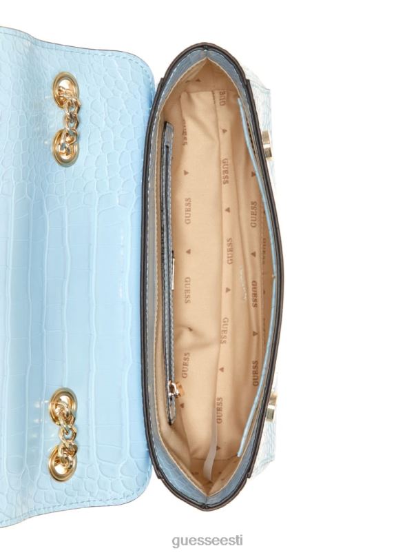 nell croc kabriolett crossbody pulber sinine GUESS kotid naised BB4BB2854