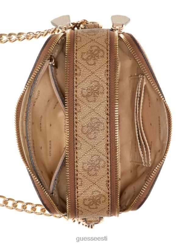 noelle quatto g kaamera crossbody latte logo GUESS kotid naised BB4BB2862