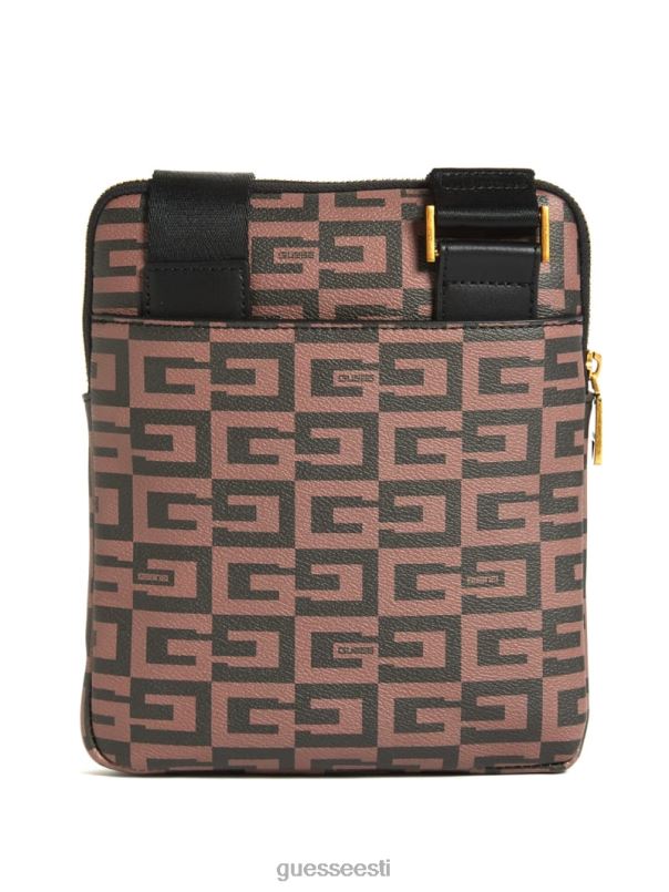 põgeneda lame ristkeha pruun GUESS kotid naised BB4BB3258