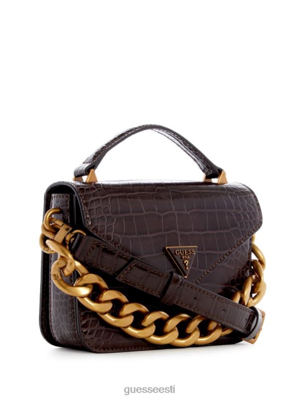 retour mini top hand crossbody espresso GUESS kotid naised BB4BB2876