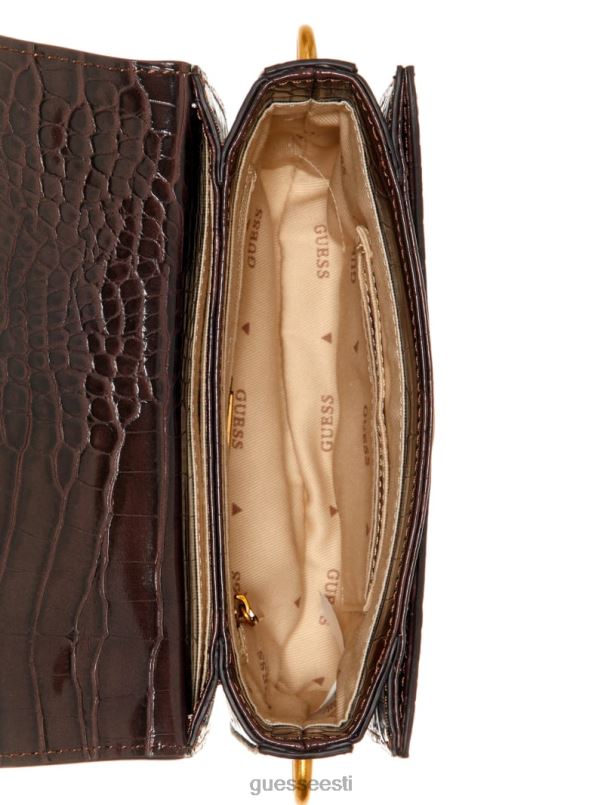 retour mini top hand crossbody espresso GUESS kotid naised BB4BB2876