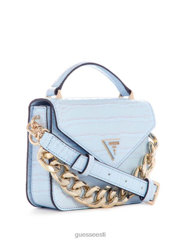 retour mini top hand crossbody pulber sinine GUESS kotid naised BB4BB2861