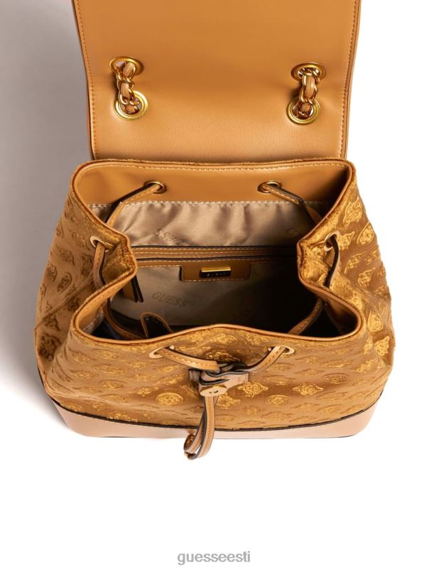 kimi sametist seljakott mokka GUESS kotid naised BB4BB3214