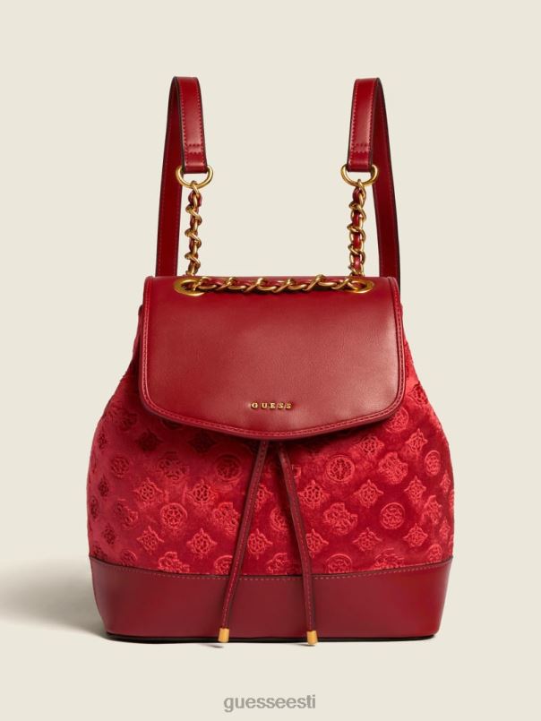 kimi sametist seljakott must autentne kortsupesu GUESS kotid naised BB4BB3216