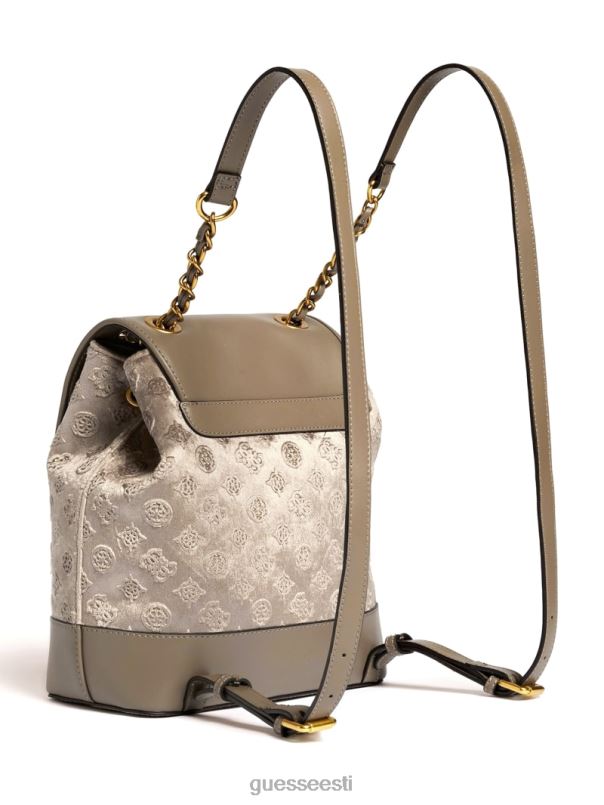 kimi sametist seljakott taupe GUESS kotid naised BB4BB3218