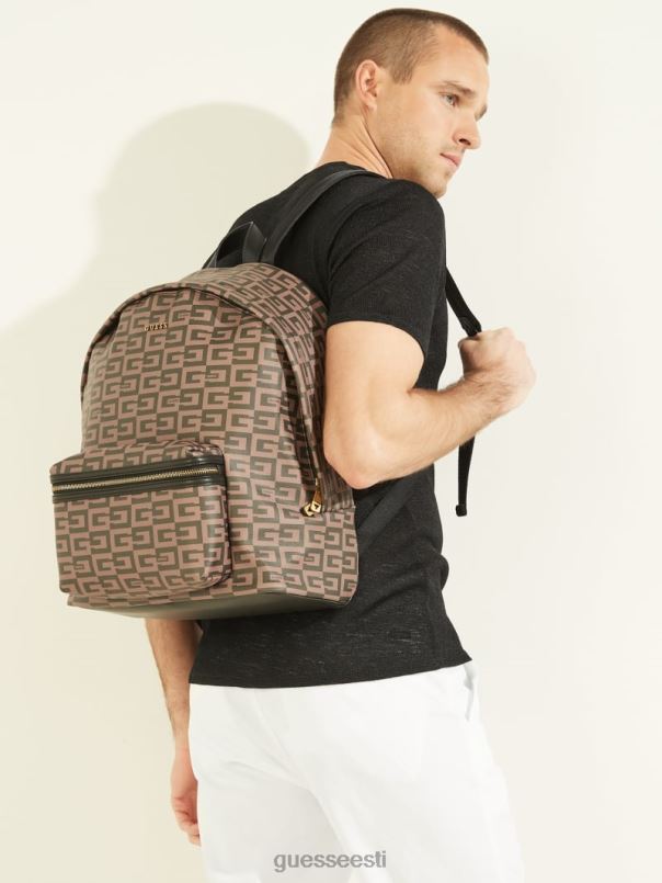 põgenemise kompaktne seljakott pruun GUESS kotid naised BB4BB3249