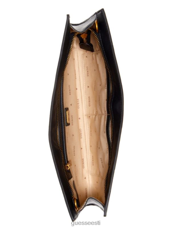 keskastme sidur must lilletrükk GUESS kotid naised BB4BB3059