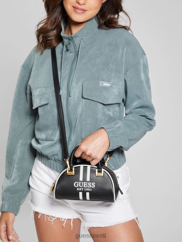 pehme minipallur must lilletrükk GUESS kotid naised BB4BB2756