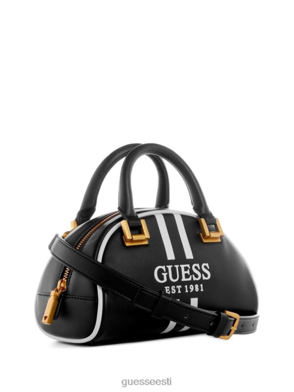 pehme minipallur must lilletrükk GUESS kotid naised BB4BB2756