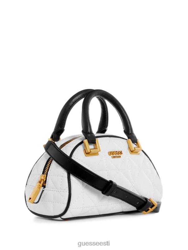 pehme tepitud minipallur valge multi GUESS kotid naised BB4BB2755