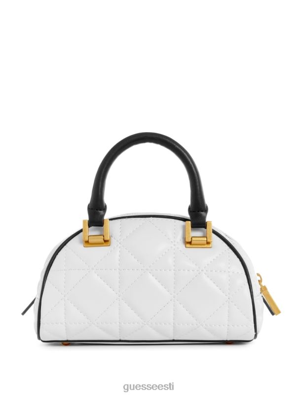 pehme tepitud minipallur valge multi GUESS kotid naised BB4BB2755