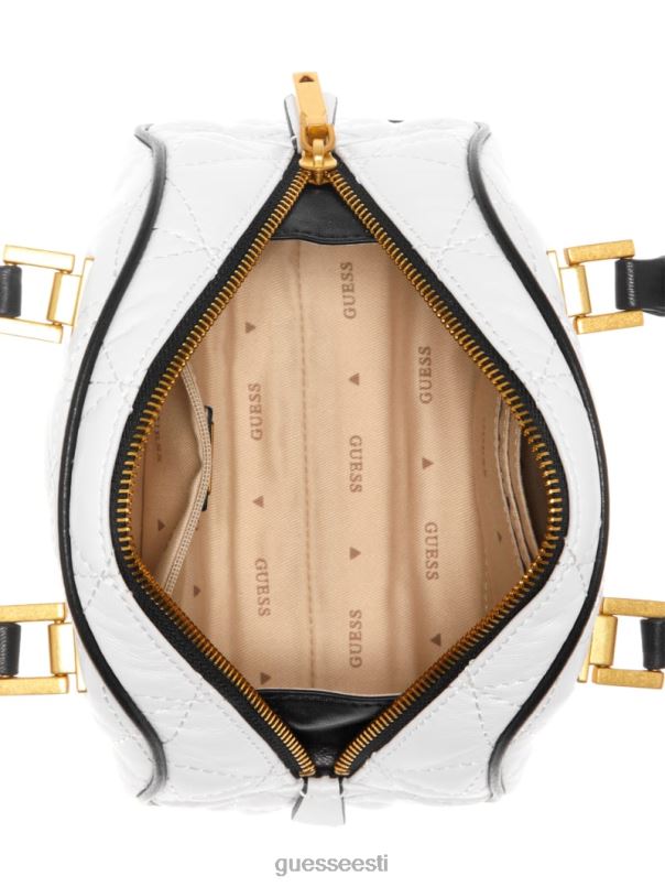 pehme tepitud minipallur valge multi GUESS kotid naised BB4BB2755
