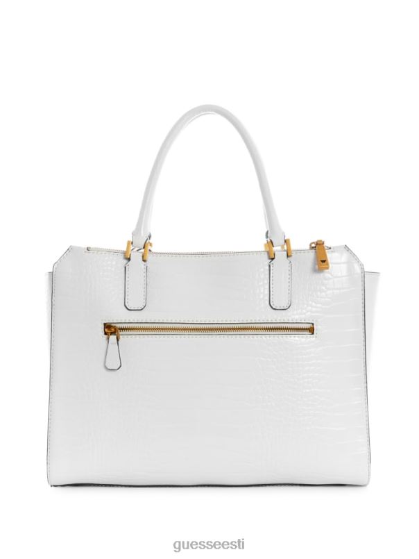 raffie krokodilliga reljeefne kandekott valge multi GUESS kotid naised BB4BB3269