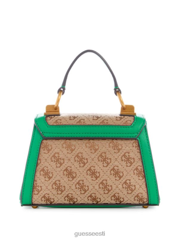 stephi žakaarmadratsi logoga mikro minikott roheline GUESS kotid naised BB4BB2968