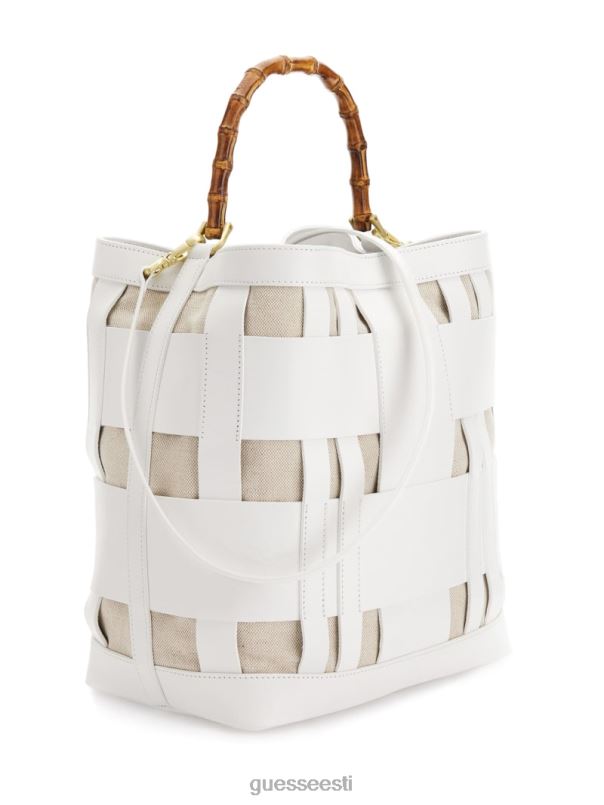 aida kootud nahast hulkurkott valge multi GUESS kotid naised BB4BB2838