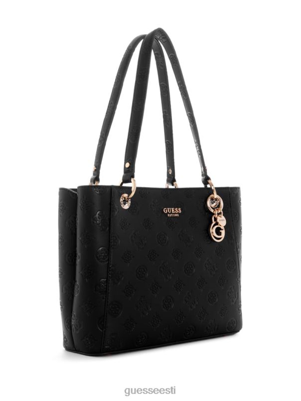 galerii väike noel tote must lilletrükk GUESS kotid naised BB4BB3221