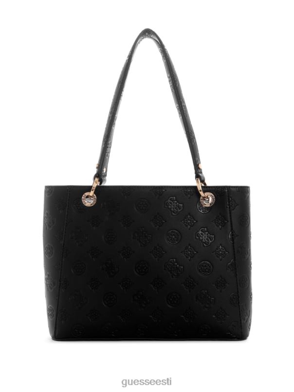 galerii väike noel tote must lilletrükk GUESS kotid naised BB4BB3221