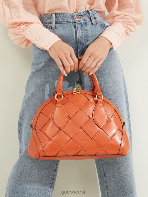 giorgia nahast kuppel oranž GUESS kotid naised BB4BB3087