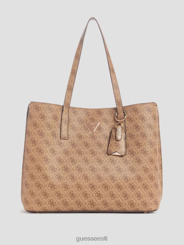 meridian quattro g girlfriend tote latte logo GUESS kotid naised BB4BB3077