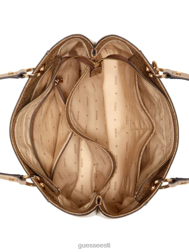 noelle quattro g noel tote latte logo GUESS kotid naised BB4BB3232