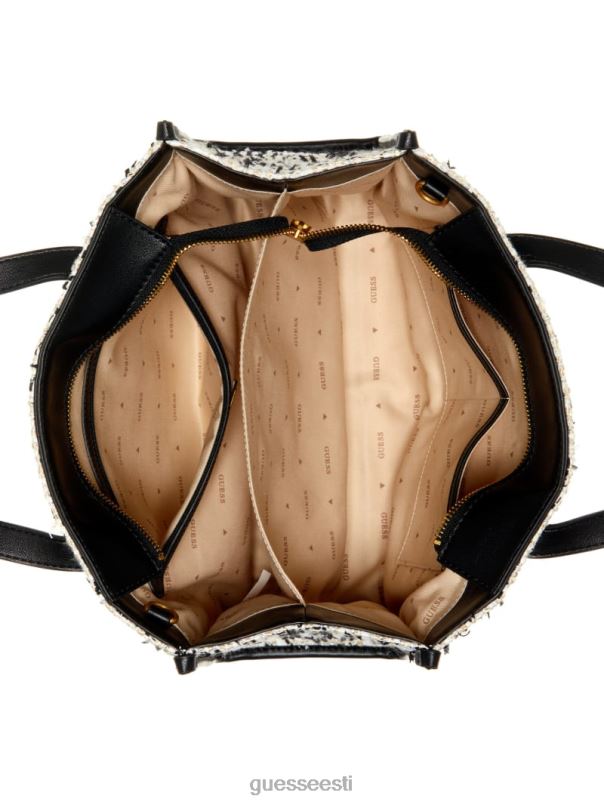 silvana tweed tote kreem multi GUESS kotid naised BB4BB2790