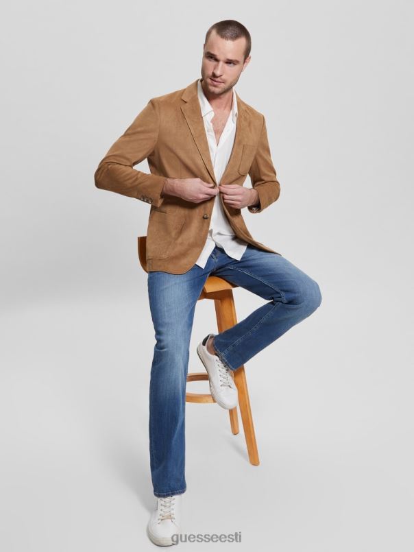 Tyron kunst-seemisnahast bleiser macchiato GUESS kehakate mehed BB4BB3959