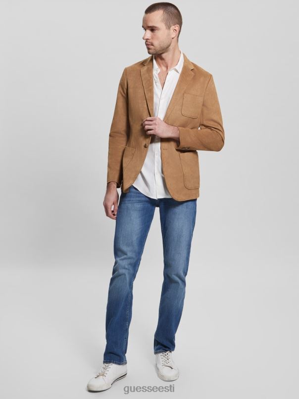 Tyron kunst-seemisnahast bleiser macchiato GUESS kehakate mehed BB4BB3959