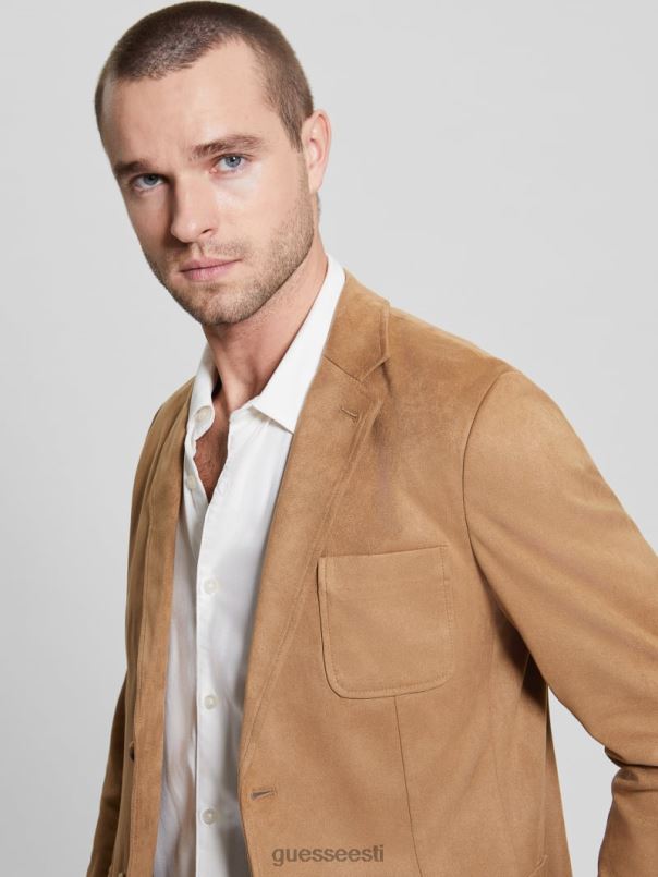 Tyron kunst-seemisnahast bleiser macchiato GUESS kehakate mehed BB4BB3959